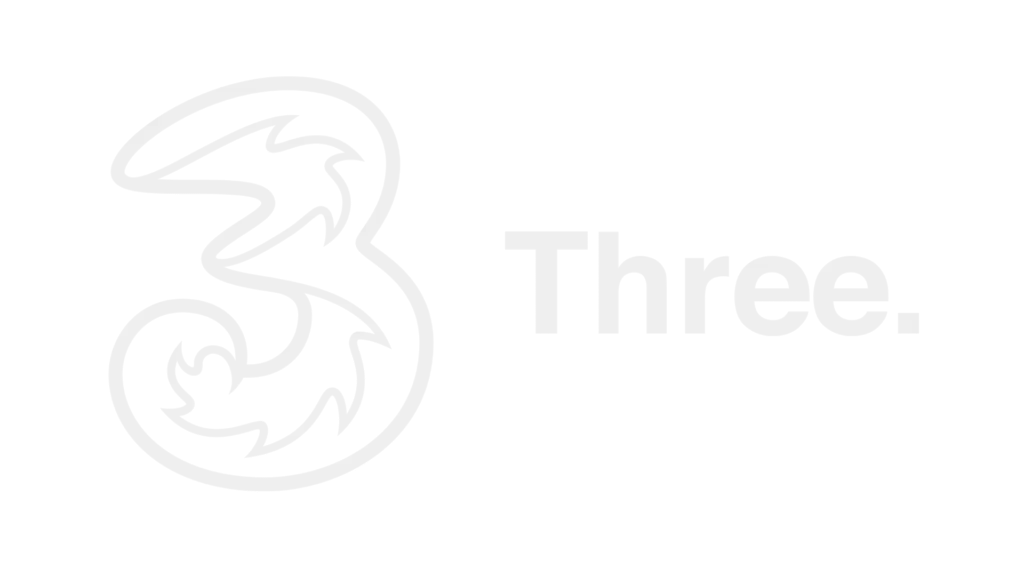 White Customer Logo - Three Ireland