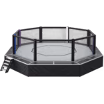 octagon_mma_cage_fighting_ring_with_steps_and_fence_ireland digital displays