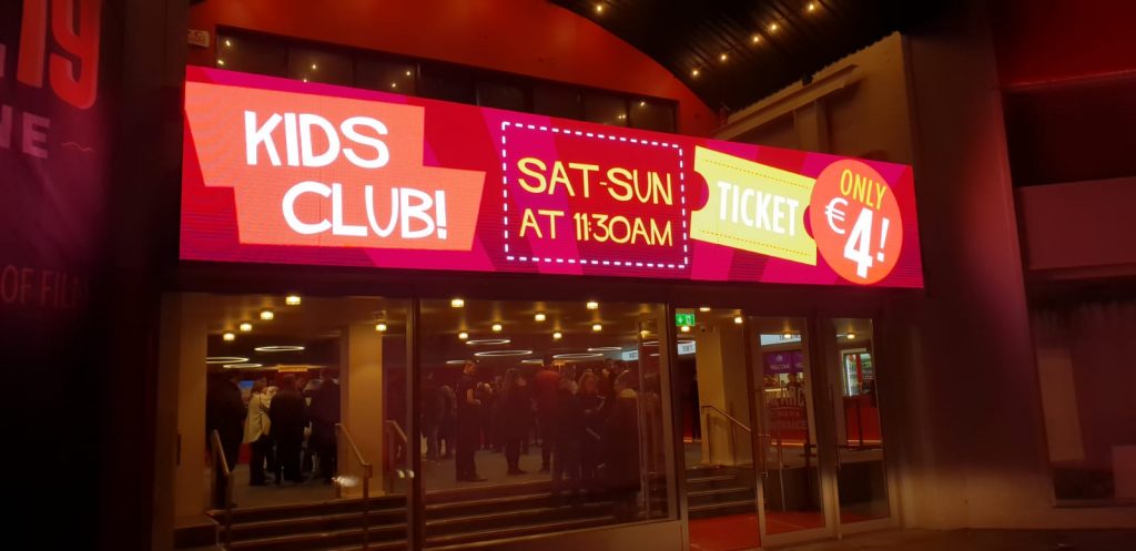 Large Outdoor LED Cinema Shop Front