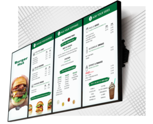 Digital Menu Boards Display Eye Catching Animated Menus