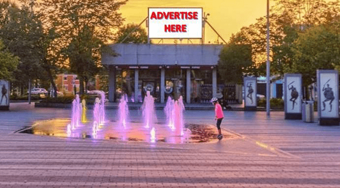 Advertise on 3 of our main footfall areas