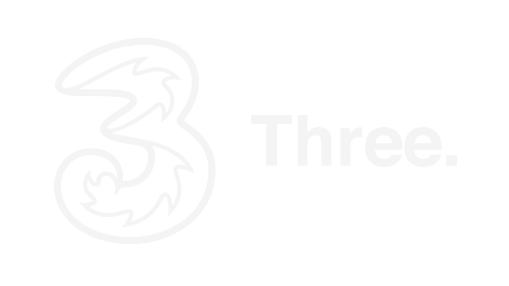 White Customer Logo - Three Ireland