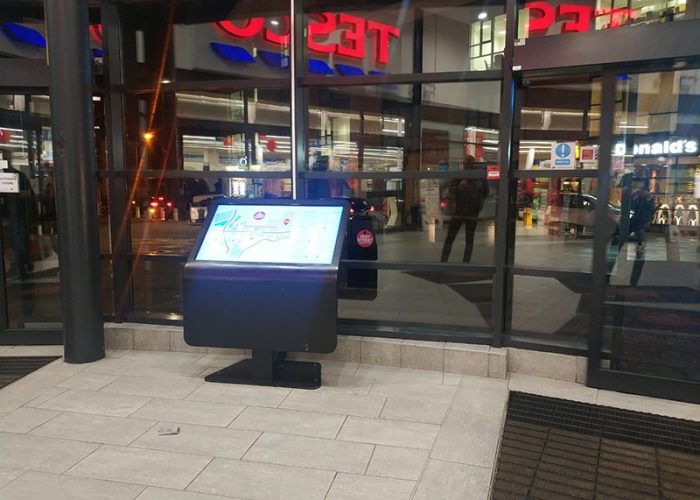 Interactive Way Finder Screens for shopping centers